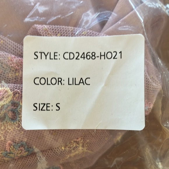 Rare For Love & Lemons Imani Hi-Low Dress in Lilac - Picture 14 of 15